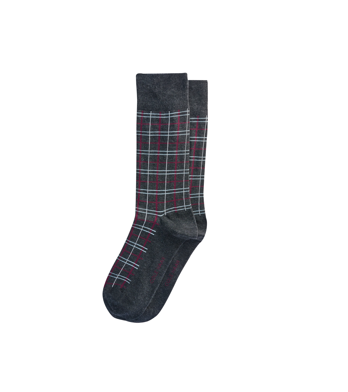 Men's Classic Dress Plaid Crew Socks