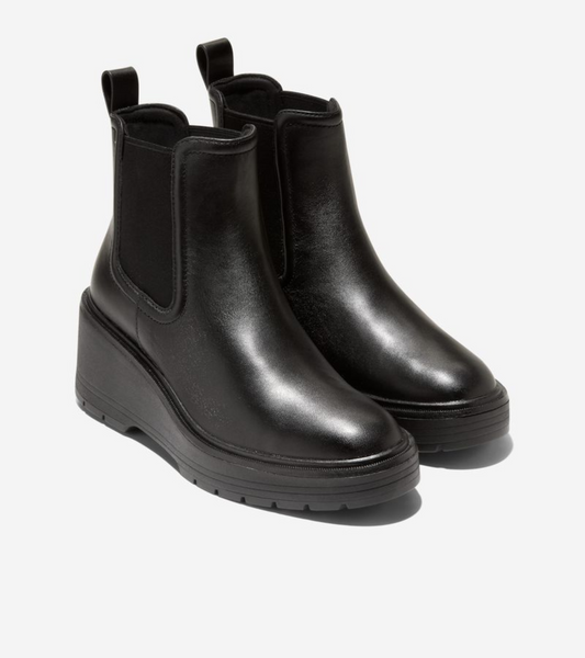 Women’s ZERØGRAND Cityquest Waterproof Wedge Boots