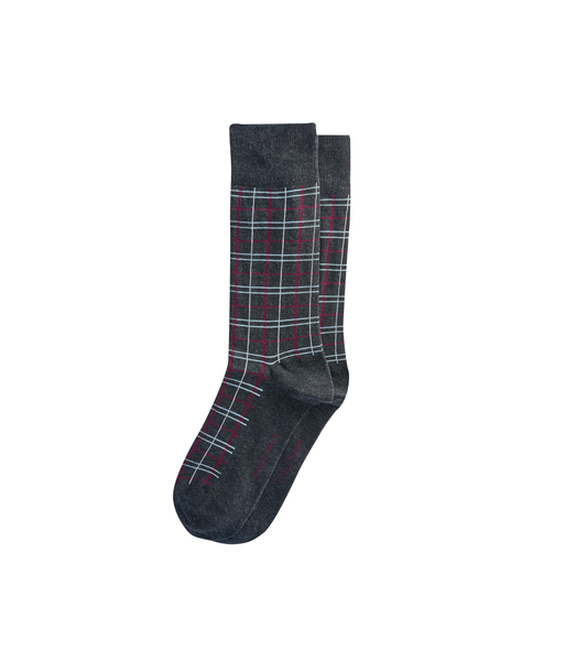 Men's Classic Dress Plaid Crew Socks