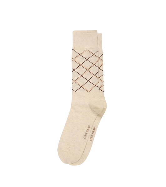 Men's Classic Dress Argyle Crew Socks