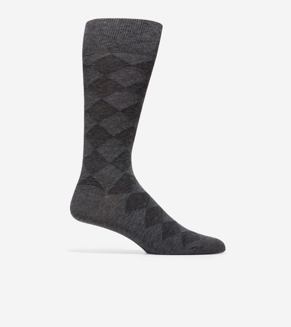 Men's Classic Dress Plaid Twist Crew Socks