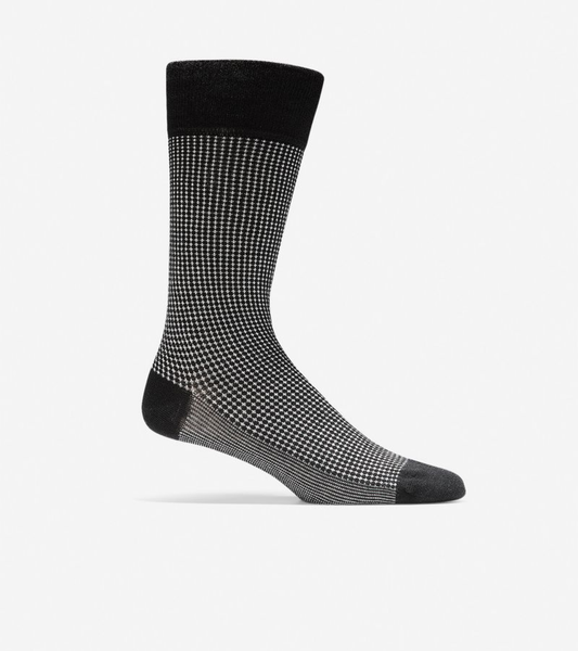 Men's Classic Dress Mini Check Socks